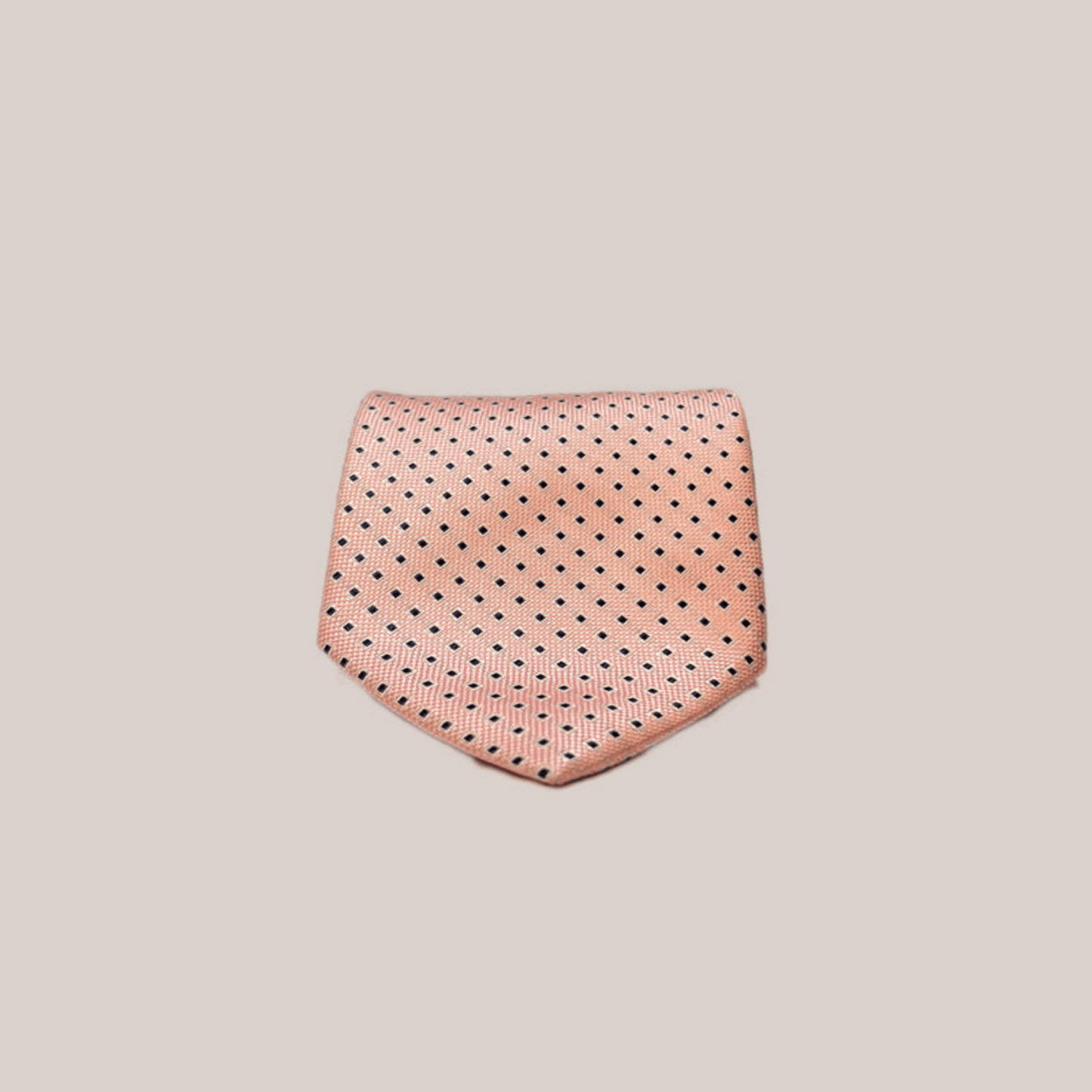 PEACH MINI DOT POLYESTER TIE