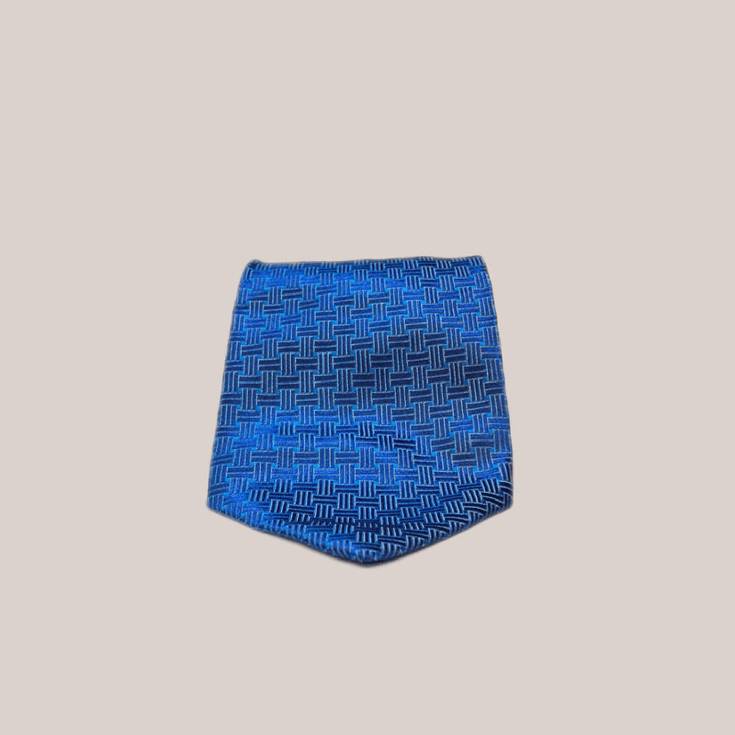 ROYAL BLUE INTERLOCK SILK TIE