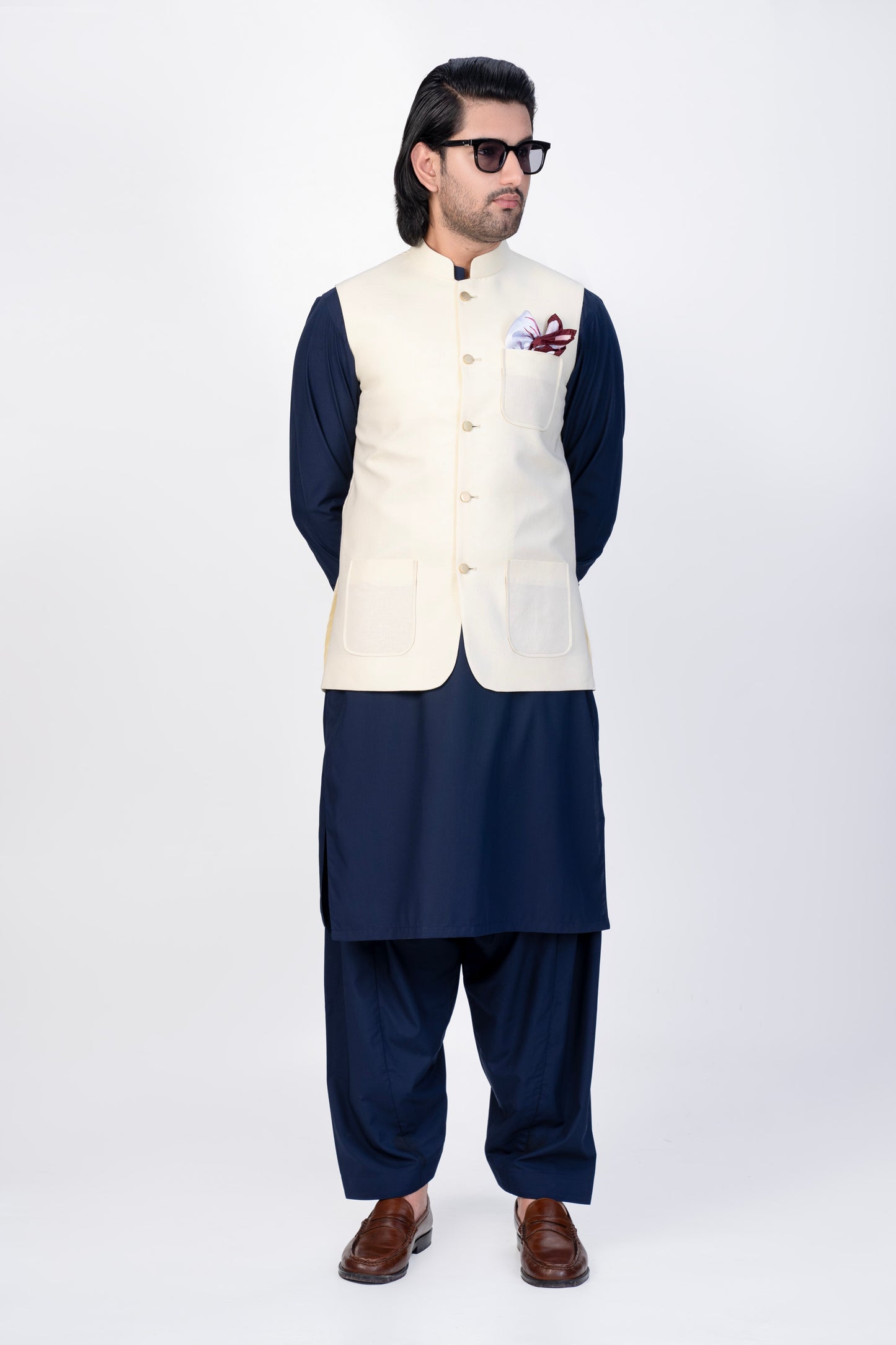 IQTIDAAR - COSMIC YELLOW WAISTCOAT