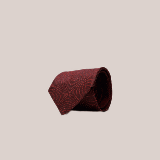 SPIRAL PARTY SILK TIE