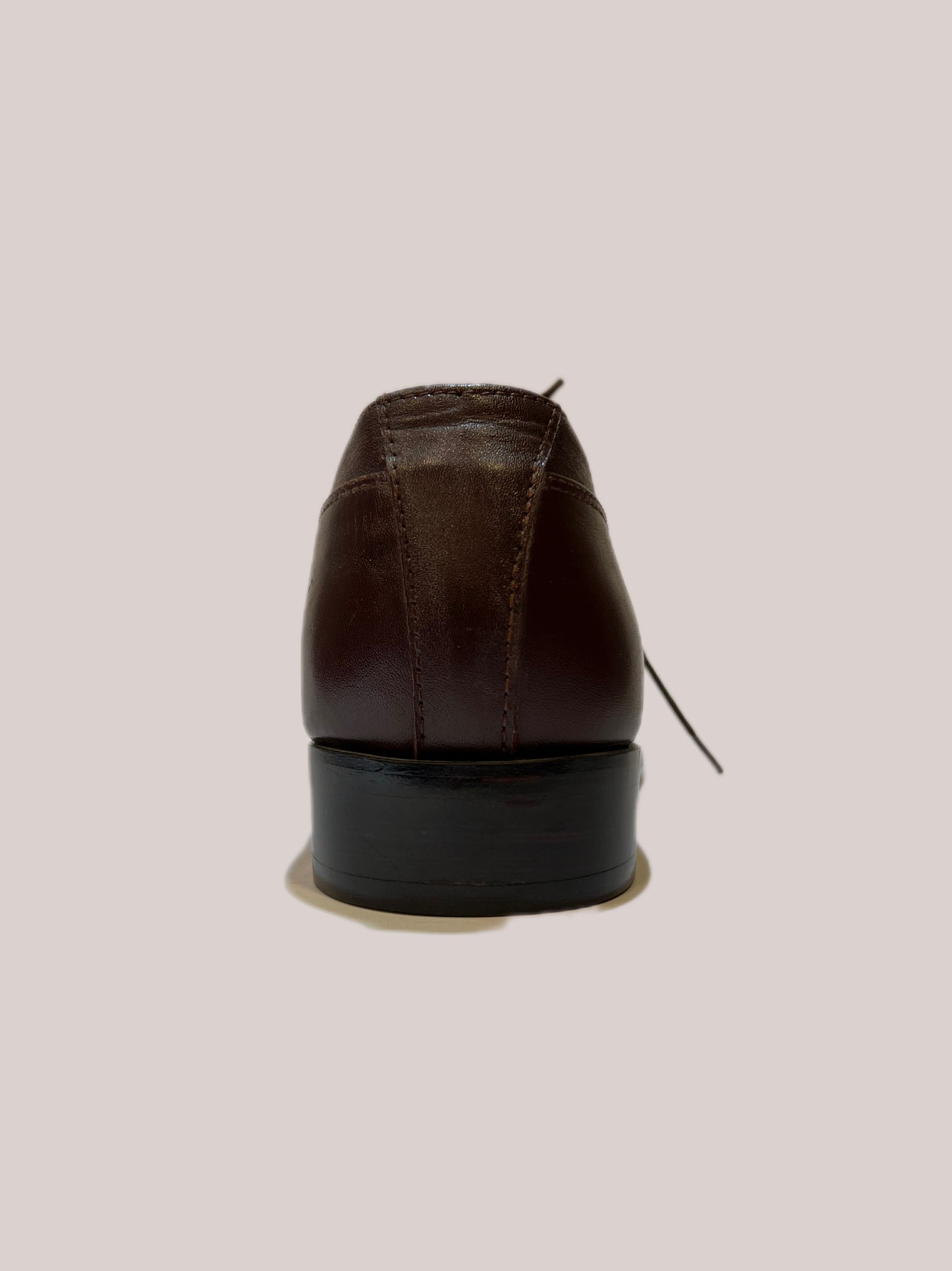 BURGUNDY OXFORD PATENT TOE